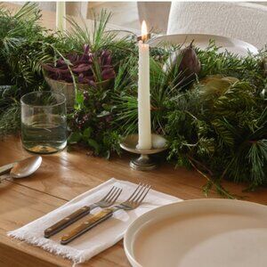 👩‍🍳 Jenni Kayne Frayed Linen Napkins Ivory - Set of two